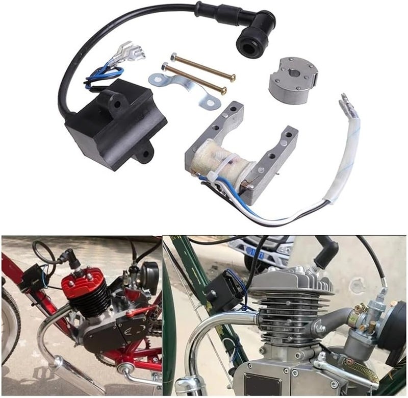 Fit For 49cc 60cc 66cc 80cc 2 Stroke Engine Motorized Bicycle Stator Ignition Coil CDI Color A - Image 3