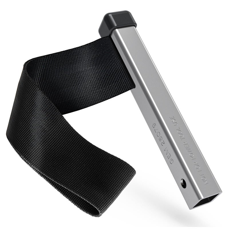 Buhobha Adjustable 12 Drive Strap Wrench with AntiSlip Nylon Belt Universal for Car Motorcycle Semi Truck Small Engine Oil Filter Removal - Image 3