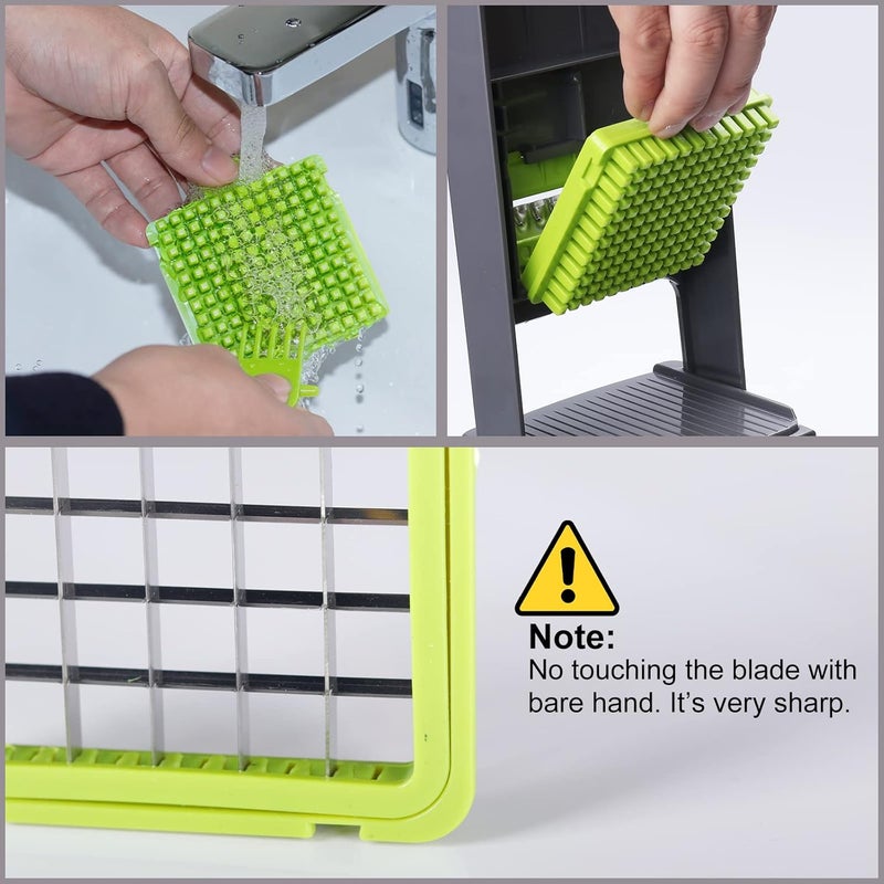 Gulex Vegetable Chopper, Veggie Chopper with Container, Cutter, Dicer, Slicer,12 In 1 Multifunctional Slicer for Fruits and Vegetables - Image 5