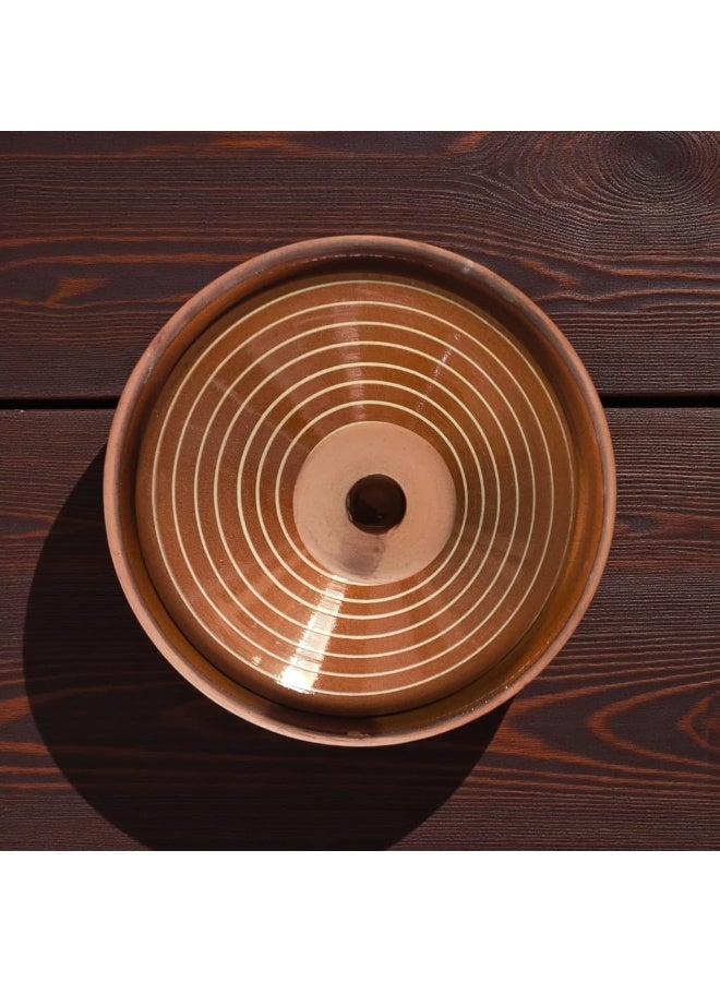 كلور زون بوتري وعاء فخار وبورسلين موديل مغربي مقاس 30 سم - Image 2