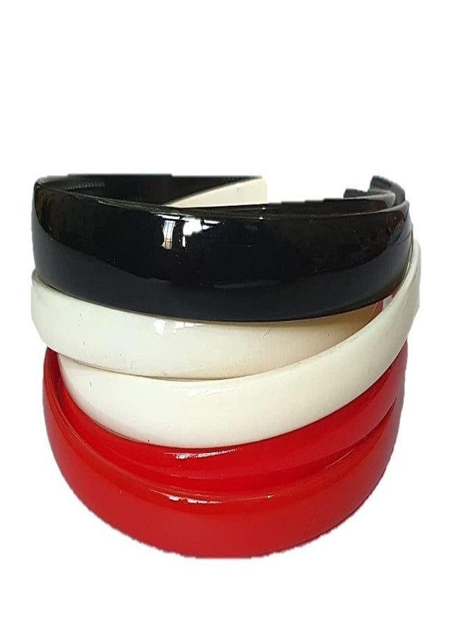 Big Box Stylish Plastic Teeth Headbands for Women Multicolors Non-slip Tooth Comb Headbands Hair Hoops Soft Hair Accessories (Pack of 6) - Image 3