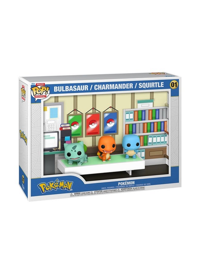 Funko Funko Pop Moments Deluxe: Pokemon - Starters - Bulbasaur, Charmander, Squirtle - Collectable Vinyl Figure - Gift Idea - Official Merchandise - Toys for Kids & Adults - Video Games Fans  - Image 1