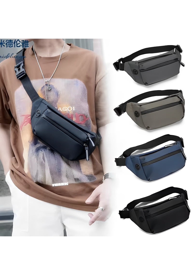 Skycare Skycare Large Crossbody  Pack with Zipper Pockets,Gifts for Enjoy Sports Festival Workout Traveling Running Casual Hands-Free Wallets Waist Pack Phone Bag Fits All Phones  - Image 5