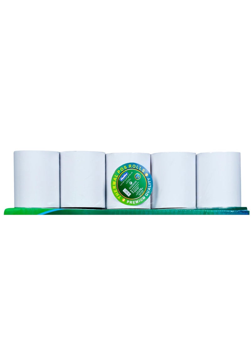 MADIBA POS THERMAL PAPER ROLL  5 ROLLS PER SHRINK - Image 2