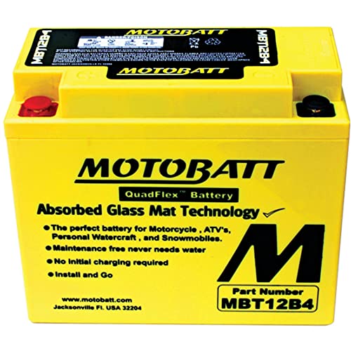 MotoBatt DB Electrical MBT12B4 Battery Compatible With/Replacement For Motobatt Battery 11Ah,Ducati, Triumph, Yamaha Motorcycle - Image 2