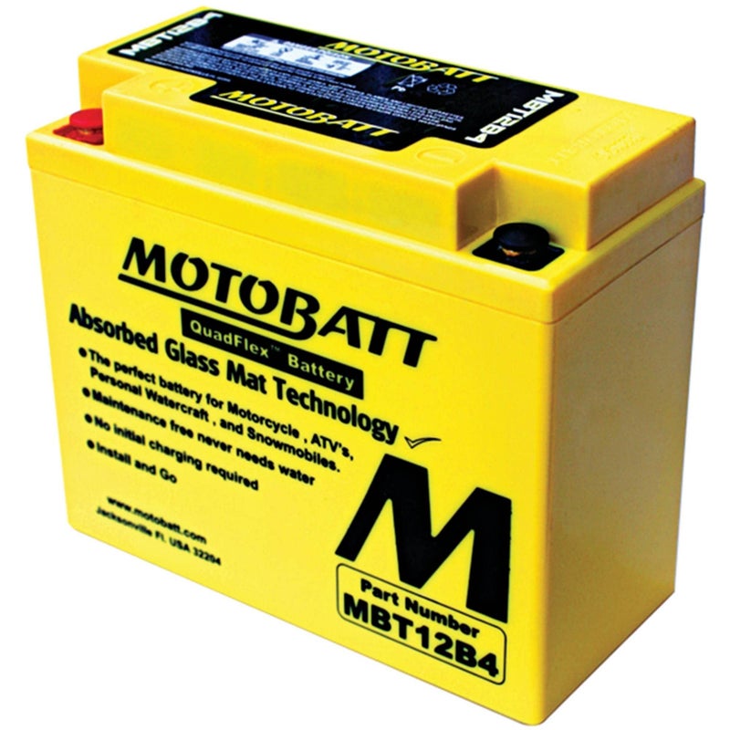 MotoBatt DB Electrical MBT12B4 Battery Compatible With/Replacement For Motobatt Battery 11Ah,Ducati, Triumph, Yamaha Motorcycle - Image 4