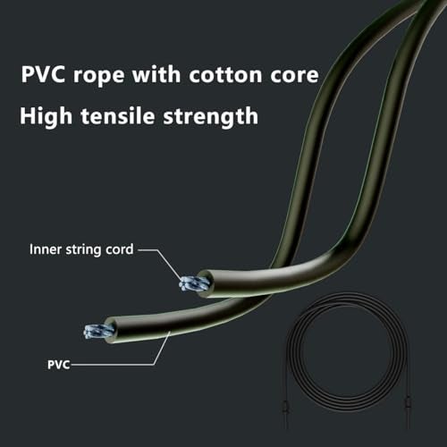 MOGOLD Workout Jump Rope,5mm PVC Jump Rope,Adjustable Length with Shatterproof Handles, Ideal for Beginners & Advanced Athletes, Fitness, Cardio & Boxing - Image 3