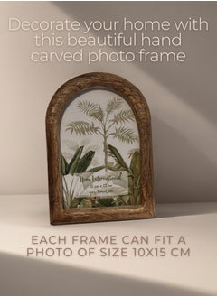 Mars & More Handcrafted Wooden Arch Photo Frame 12x17 cm by Artesania  - Image 5