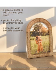 Mars & More Handcrafted Wooden Arch Photo Frame 12x17 cm by Artesania  - Image 4