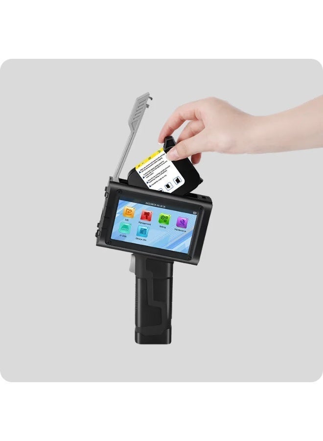 BENTSAI BT-HH6210B , 1 inch Rugged Handheld Inkjet Printer (Including cartridge)1 Inch Printhead Date Coder with 42ml Fast Dry Ink for Batch Number Expiry Date QR Code Barcode Logo on Any Surfaces to Use on Conveyor Line for Auto Print - Image 1