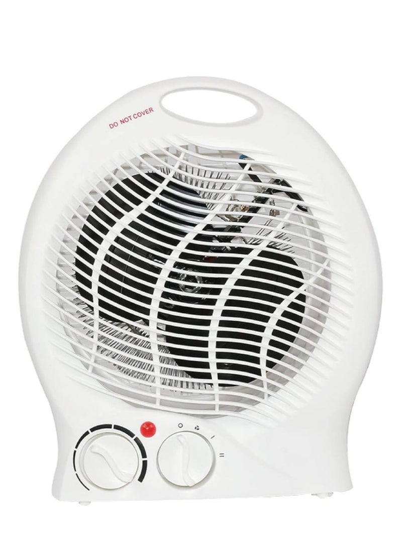 Portable Electric Fan Heater 2000W | Room Heater with 2 Temperature Settings, Fast Heating & Overheat Protection | Compact & Quiet Space Heater for Home, Office & Bedroom  - Image 1