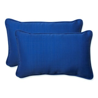 Pillow Perfect Fresco Solid IndoorOutdoor Lumbar Pillow Plush Fill Weather and Fade Resistant Lumbar  115 x 185 Blue 2 Count - pzsku/Z1894ADBD36450DD4DF7BZ/45/1750416513/75419b61-b707-4210-9aba-081a0f490956