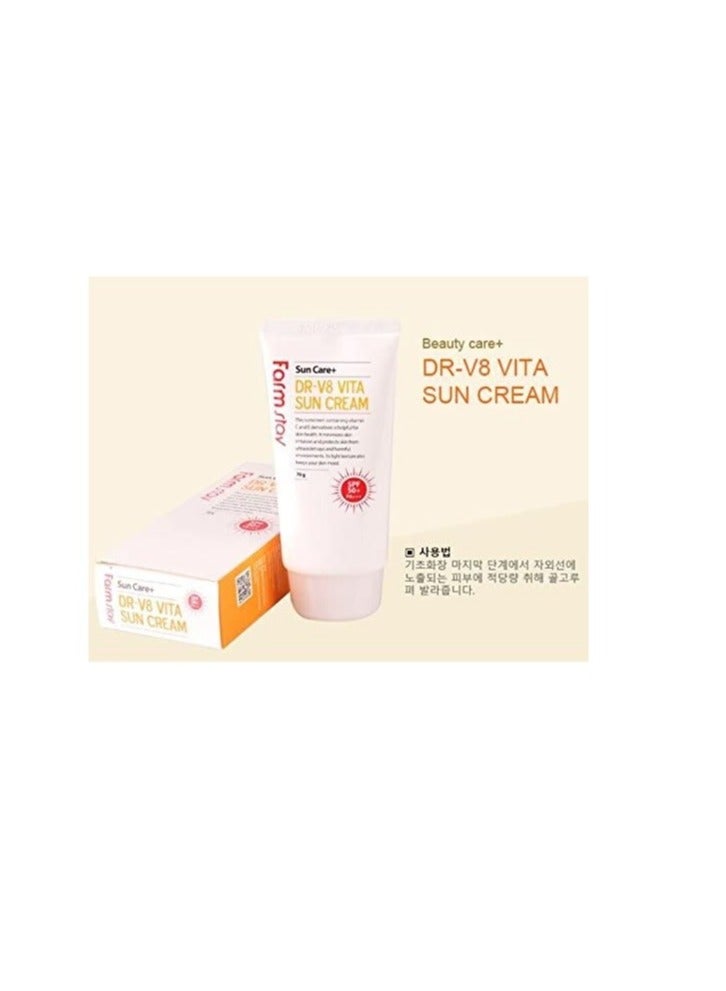 Sun Cream Dr-V8 Vita Sun care+ SPF50+ 70g