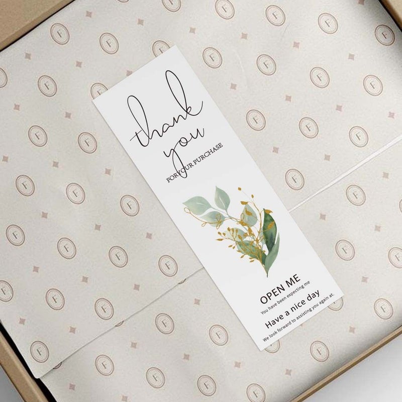 127F Color 100 Sheets Rectangular Gift Box Sealing Sticker Roll Coated Paper Labels - Image 4
