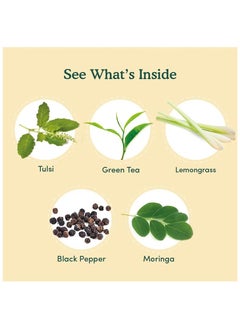 VAHDAM Moringa Tulsi Green Tea 15 Teabags (30g)  - Image 3