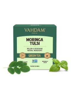 VAHDAM Moringa Tulsi Green Tea 15 Teabags (30g)  - Image 2