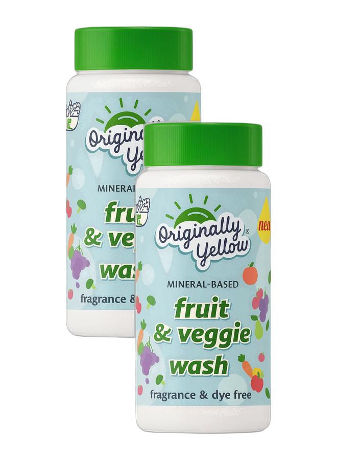 Originally Yellow Fruit And Veggie Wash 453g Bundle - Image 1