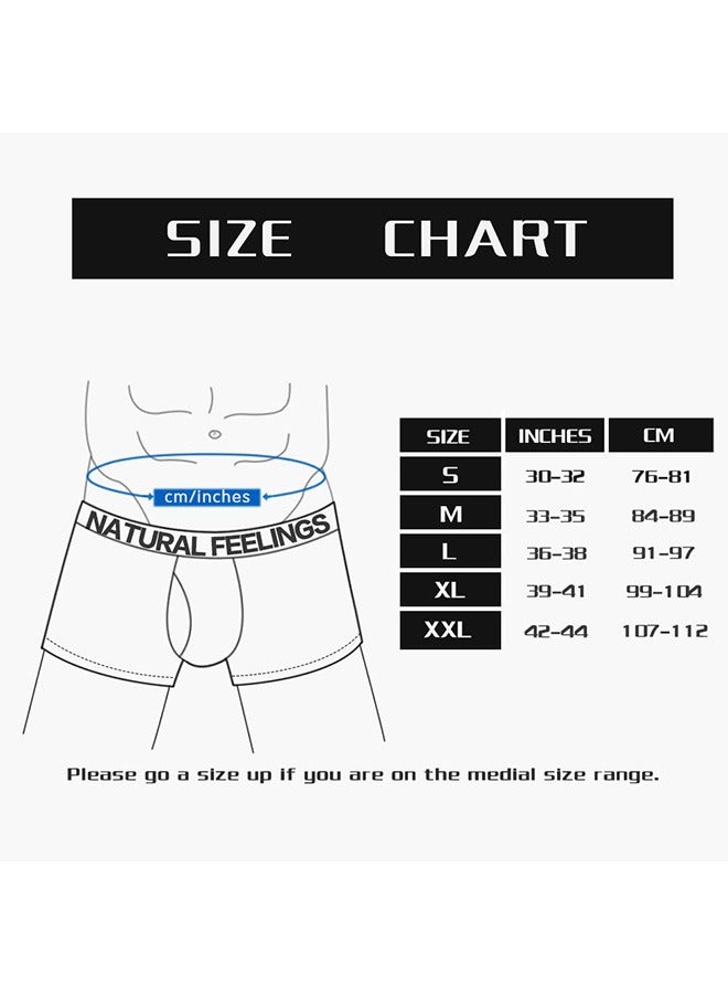 Mens Boxer Shorts Soft Cotton Men Pack Breathable Mens Underwear Boxer Briefs - Image 5