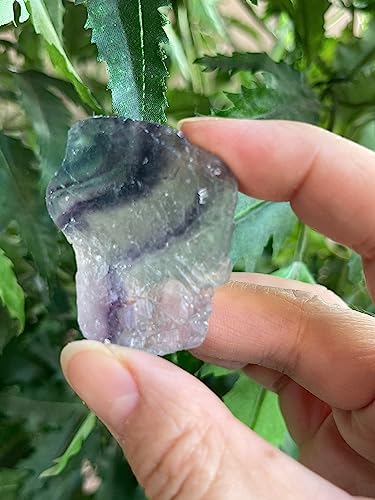 GAF TREASURES 1/2 LB Raw Rainbow Fluorite Crystals, Natural Rainbow Fluorite Stone, Natural Rough Rainbow Fluorite Crystals, Rainbow Fluorite Healing Crystals (Rainbow Fluorite) - Image 3