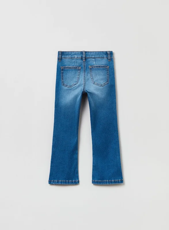 Ovs OVS Girls Flare-Fit Jeans With Five Pockets