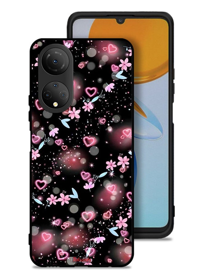 Tolwak Honor X7 Protective Case Cover Small Hearts And Flowers - Image 1