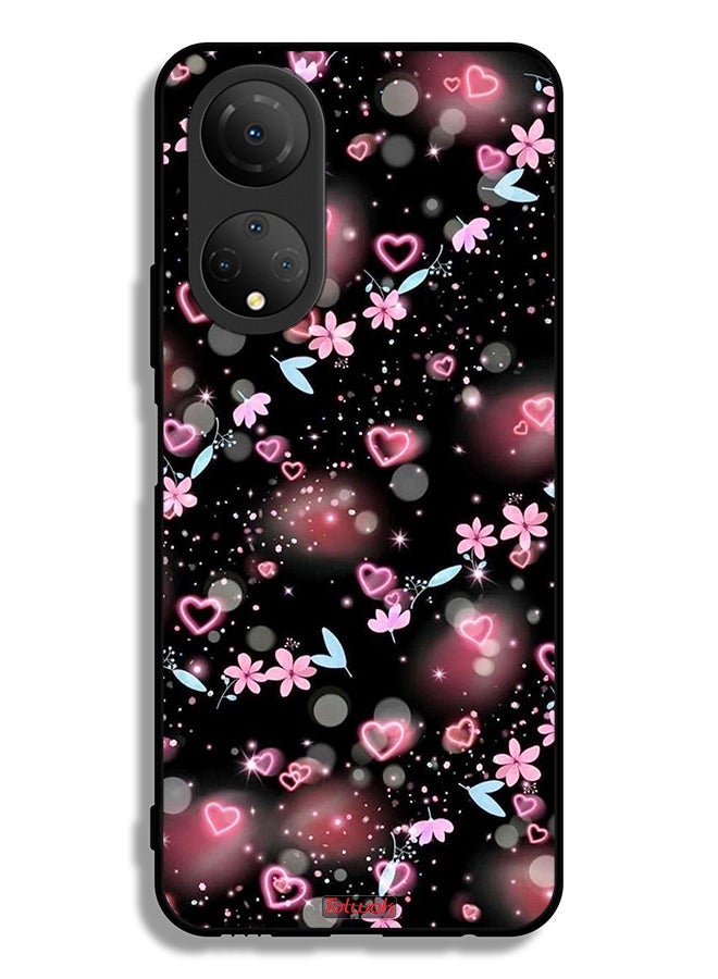Tolwak Honor X7 Protective Case Cover Small Hearts And Flowers - Image 2