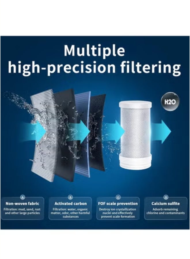 general Faucet Mount Water Filter, LED Display Tap Water Purifier Reduces Lead Chlorine Heavy Metals, Water Filter for Sink Faucet Fits Standard Faucets,Includes 1 Filter - Image 5