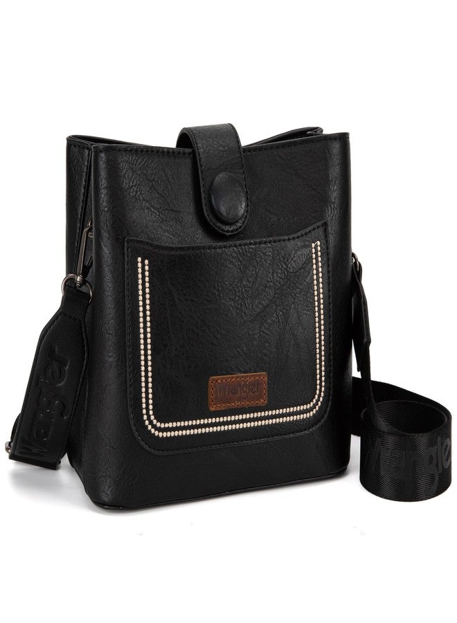 Wrangler Crossbody Purses for Women Cute Handbag and Shoulder Bag for Ladies WG114-1101BK - Image 1