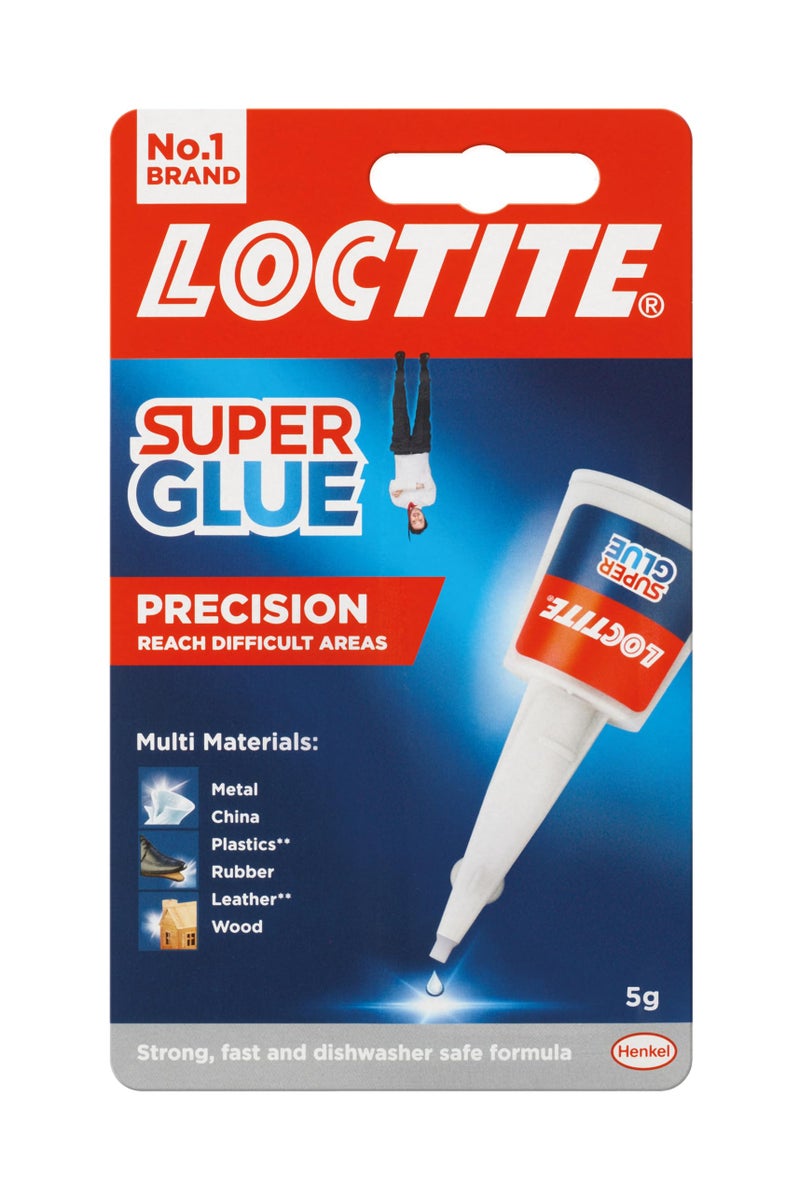 Loctite Precision, Strong All Purpose Liquid Adhesive for Accurate Repairs, controlled application on hard to reach surfaces, bonds in seconds, waterproof, multi material, DIY, super glue, 5g*2 - Image 5