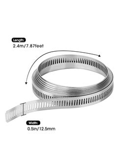 Generic Adjustable 79 Inch Stainless Steel Hose Clamp for Automotive Marine and Woodworking  - Image 5