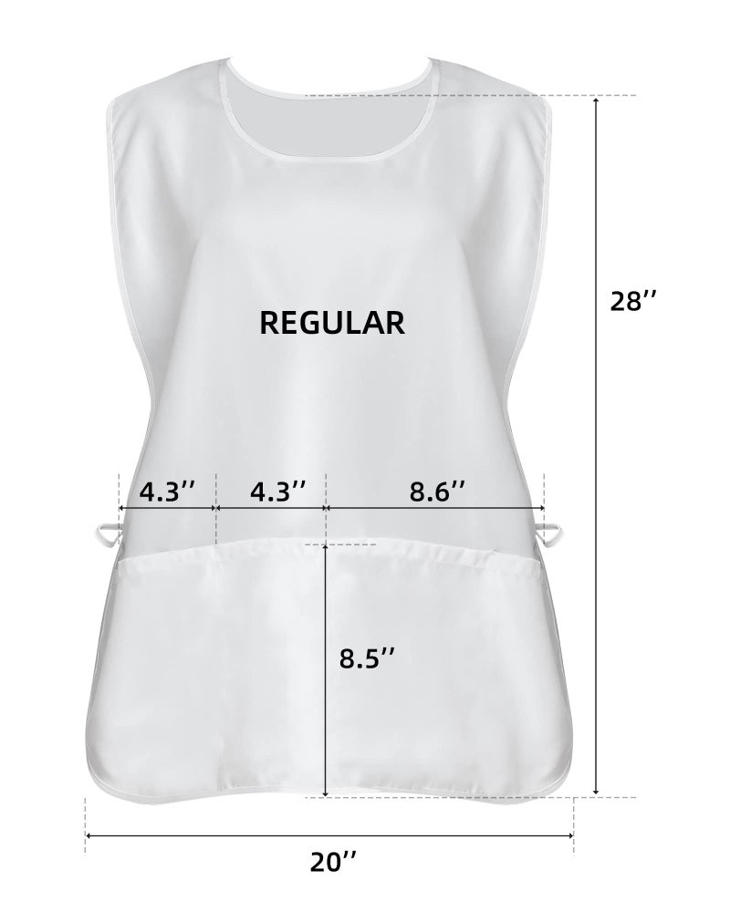 Xeoxarel 3 Pack Unisex Cobbler Apron with 3 Pockets Vest, Universal Apron for Men or Women Black - Image 2