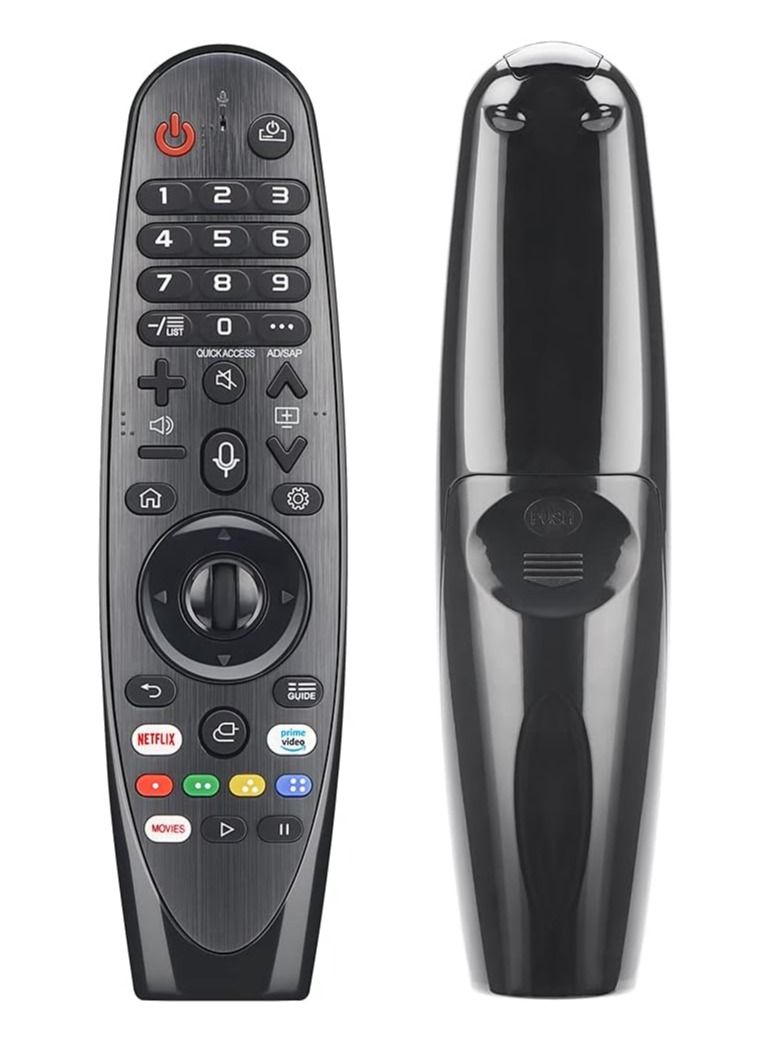 Gvirtue AN-MR19BA Remote Control for LG Magic TV - Fit For All LG Smart TVs AKB75855501 AN-MR18BA AN-MR19BA AN-MR20GA AN-MR21GA AN-MR21GC AN-MR650 AN-MR650A AN-MR650B AN-MR650G (With Voice Search) - Image 1