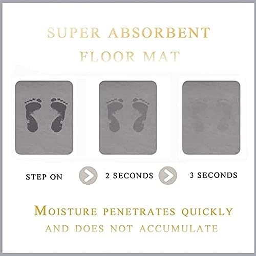 SKVM Memory Foam Water Absorbent Rectangular Shape Mat for Bathroom Kitchen Floor Door Entrance Anti Slip Foot Skid Shower mat (Design 6) - Image 4