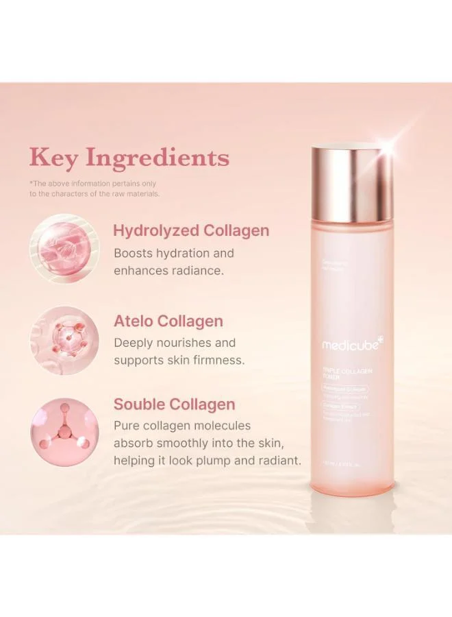 ميديكيوب Medicube Triple Collagen Toner 4.0