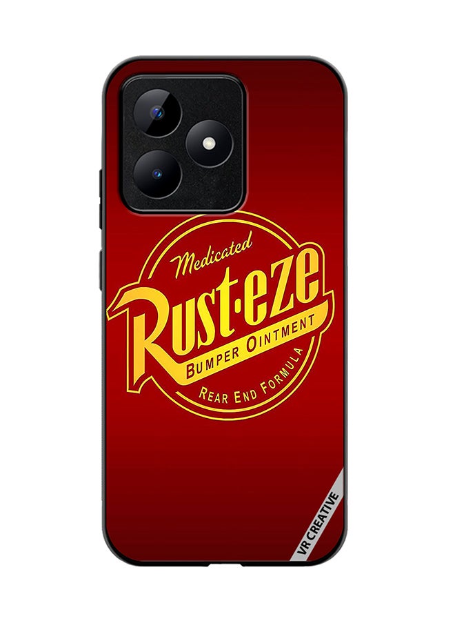 VR CREATIVE Protective Case Cover For Realme C53 Rust Eze Rear End Formula Design Multicolour - Image 1