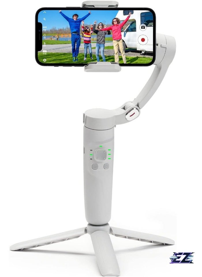إلترازون 3-Axis Gimbal – Foldable Stabilizer with Face Tracking & Bluetooth for iPhone & Android  - Image 1