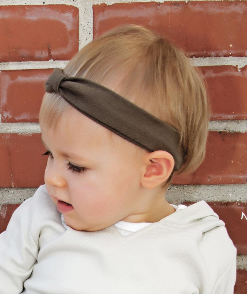 L'ovedbaby Baby-Girls Newborn Organic Headband, Bark, 0-6 Months - Image 2