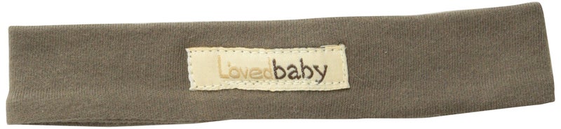 L'ovedbaby Baby-Girls Newborn Organic Headband, Bark, 0-6 Months - Image 1