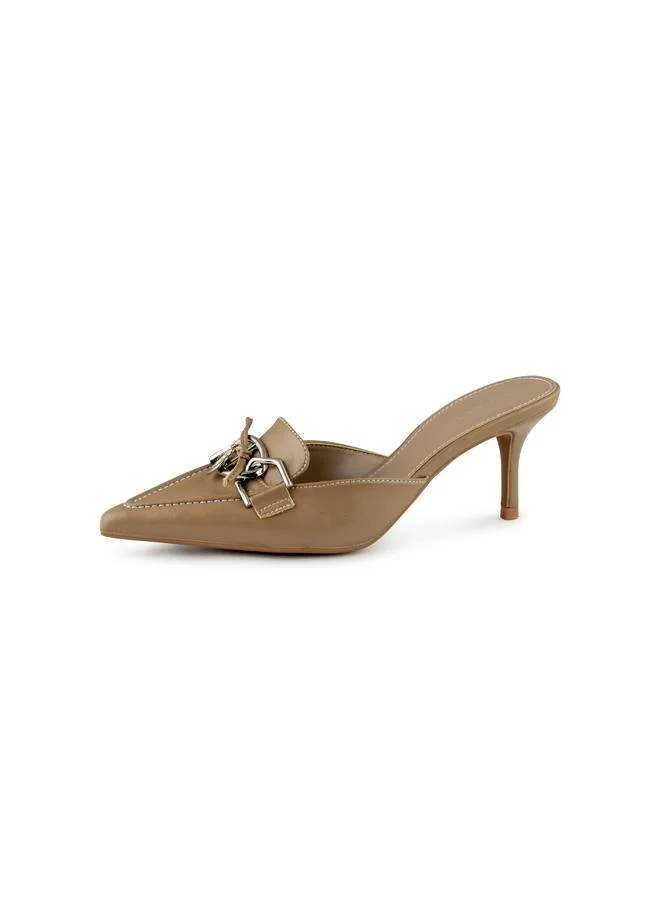 Vincci Women Pointed-toe Mid Heel Sandals