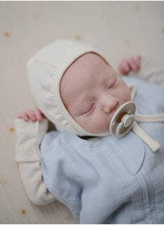 FRIGG Rope Latex Pacifier, 6-18 Months, Size 2 - Silver Grey  - Image 2