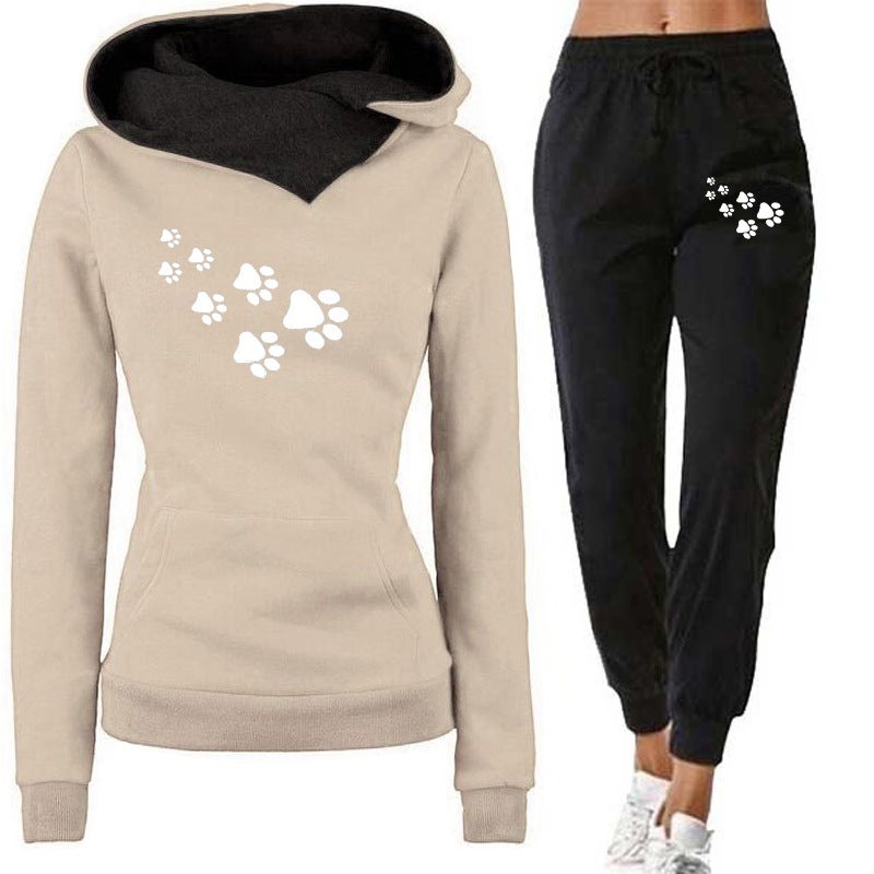 2023 Men'S And Women'S Printed Sweater Suit Pullover Hoodie Sports Suit Leisure Jogging - Image 5