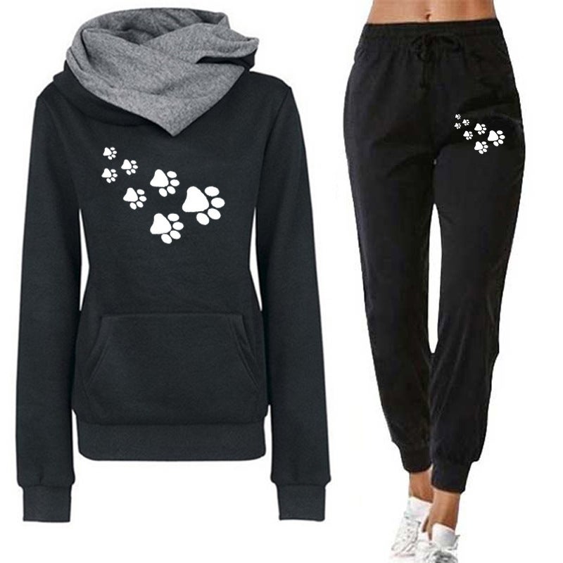 2023 Men'S And Women'S Printed Sweater Suit Pullover Hoodie Sports Suit Leisure Jogging - Image 3
