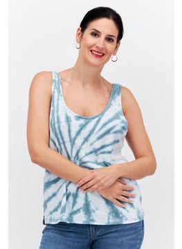 Women Scoop Neck Sleeveless Tie Dye Tank Top, Blue - pzsku/Z1896075C3EAC3A299E70Z/45/_/1726755349/747372d8-601f-42d8-8c3e-d60245c5ac8e