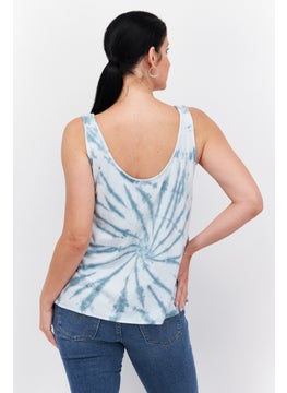 Women Scoop Neck Sleeveless Tie Dye Tank Top, Blue - pzsku/Z1896075C3EAC3A299E70Z/45/_/1734963347/bb6307f2-275d-41fb-a057-ca3720b5936a