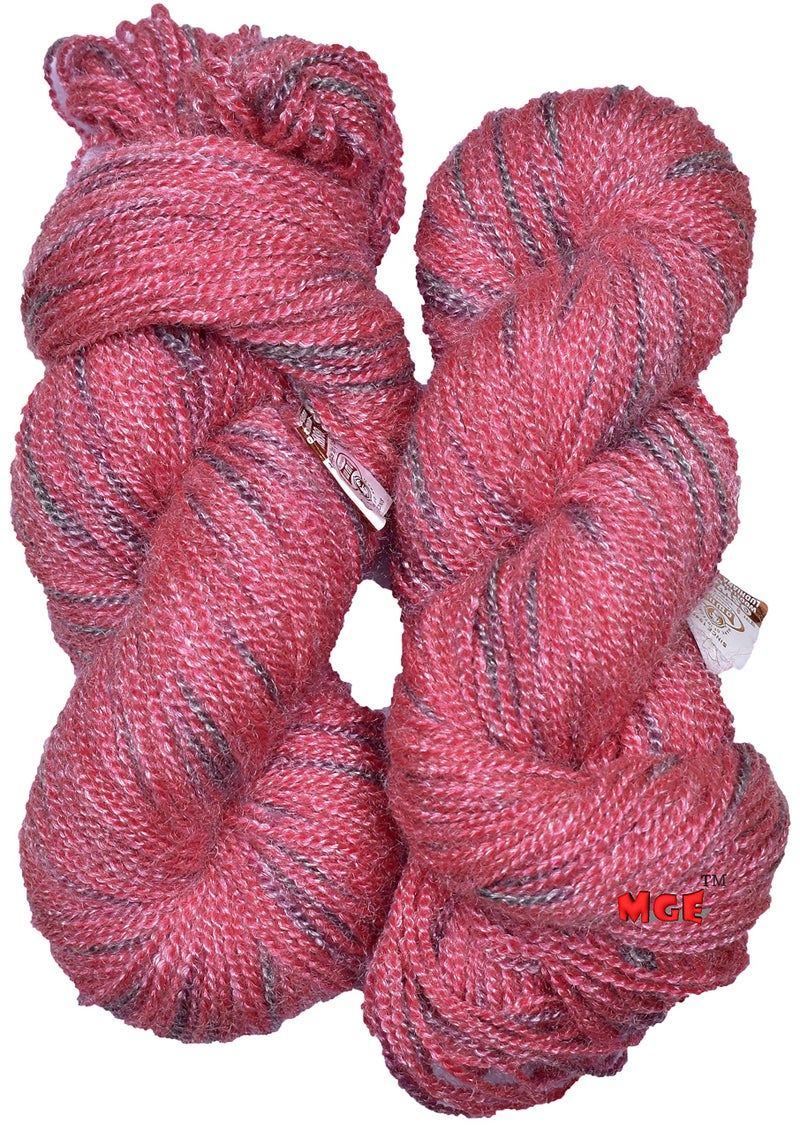 Oswal Knitting Yarn Jannat Wool, Multi Gajri 300 gm Best Used with Knitting Needles, Crochet Needles Wool Yarn for Knitting. by Oswal - Image 1