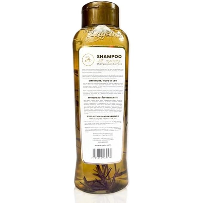 ANYELUZ - ROSEMARY SHAMPOO | WITH ONION EXTRACT, HYALURONIC ACID AND ROSEMARY | ACCELERATES GROWTH, GIVES SHINE AND SILKINESS TO YOUR HAIR | DESIGNED TO REDUCE HAIR LOSS,OILINESS AND DANDRUFF - Image 3