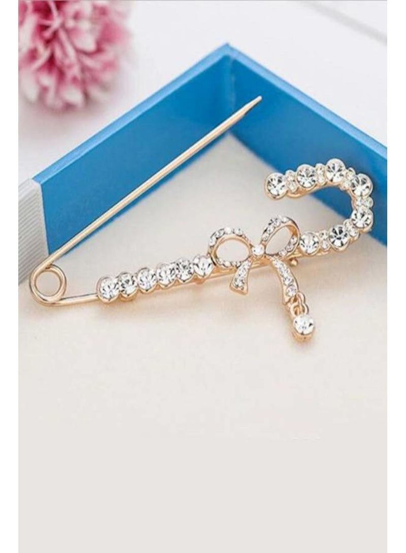 Stone Studded Brooch - Image 4