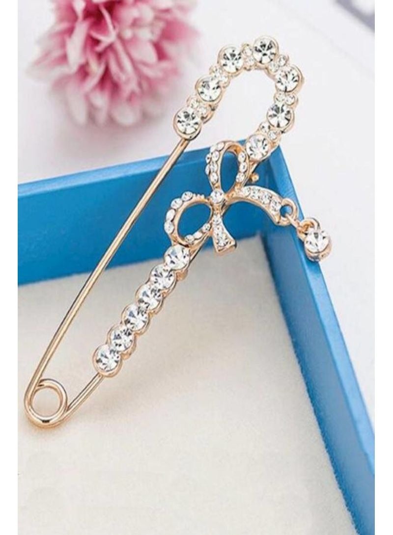 Stone Studded Brooch - Image 3