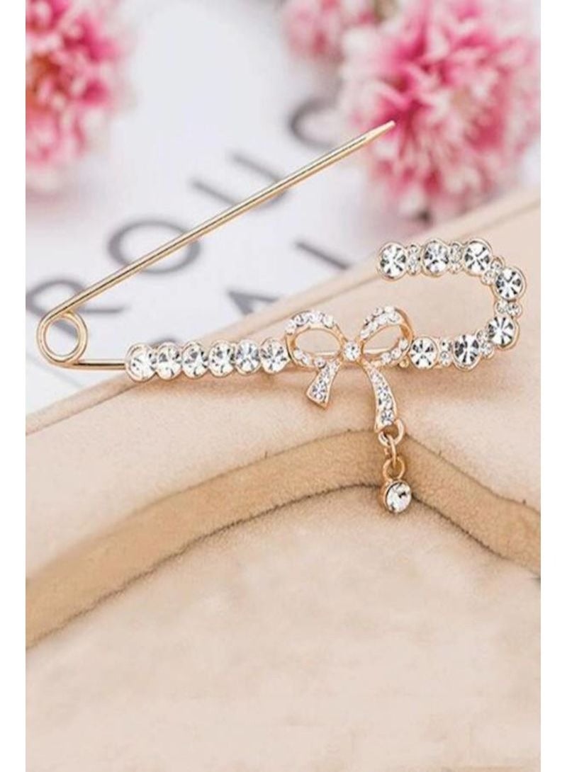 Stone Studded Brooch - Image 5