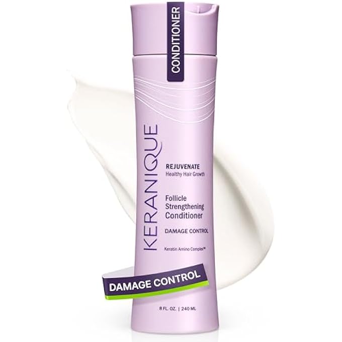 Keranique REPLENISHING KERATIN CONDITIONER, DAMAGE CONTROL 8 FL OZ - Image 2